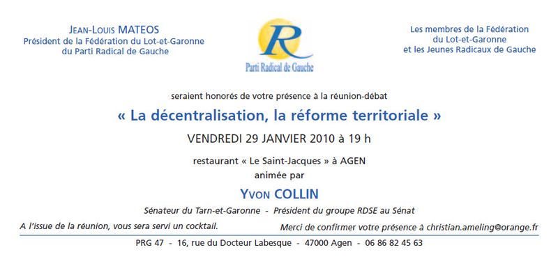 Invitation conférence débat